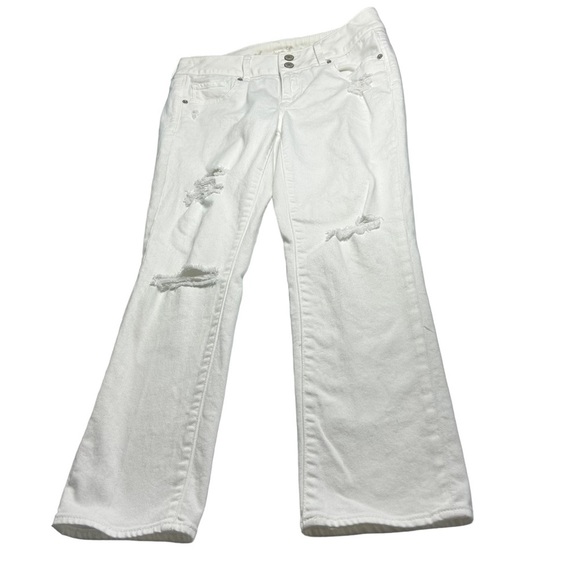 American Eagle Next Level Stretch Distressed Skinny Jeans Womens 4 - Picture 5 of 12